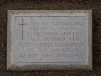 Struma Military Cemetery - Harper, Frank Leitch